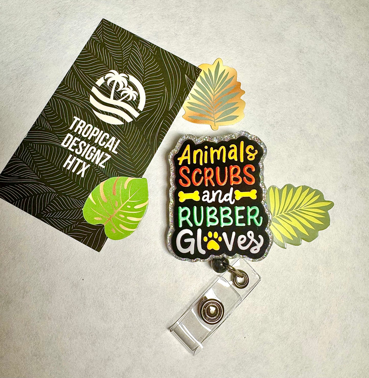 Animal Scrubs & Rubber Gloves