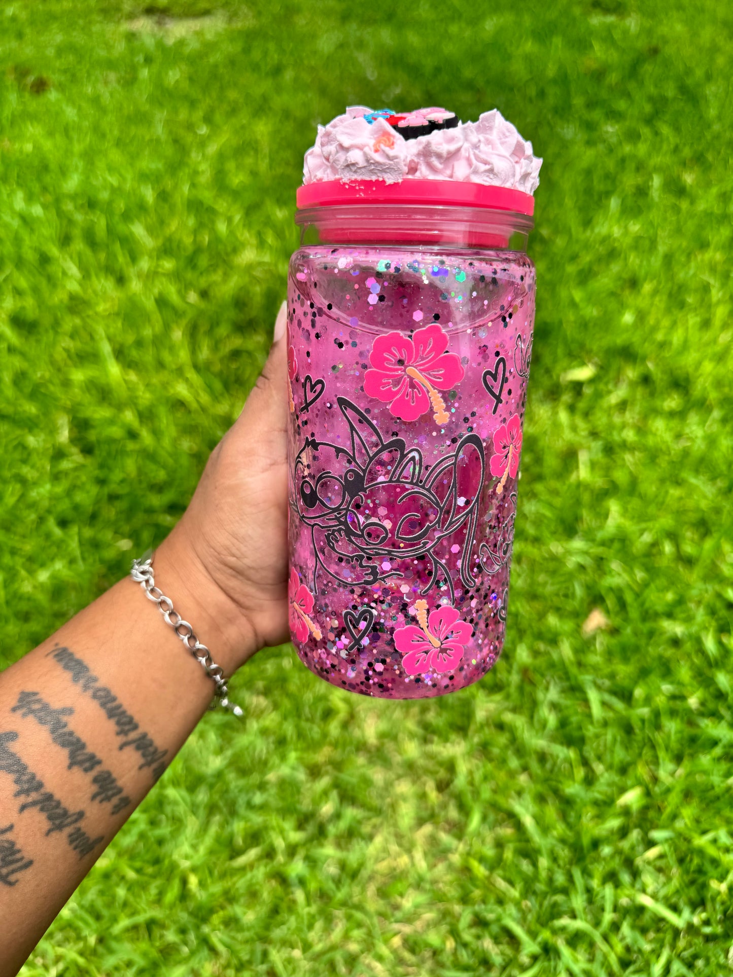 Stitch Lava Drip Snowglobe